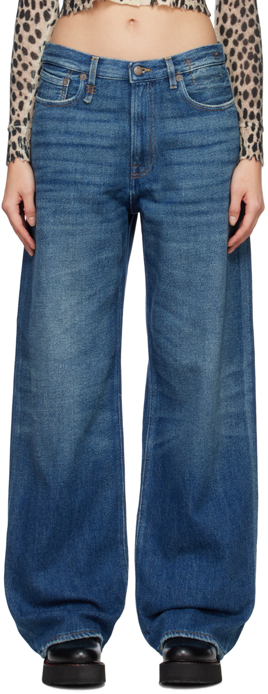 R13: Blue D'arcy Jeans | SSENSE UK