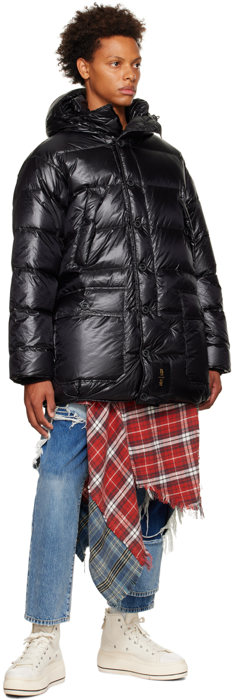 On/Off Hood O.S Down Jacket - Reflective Black