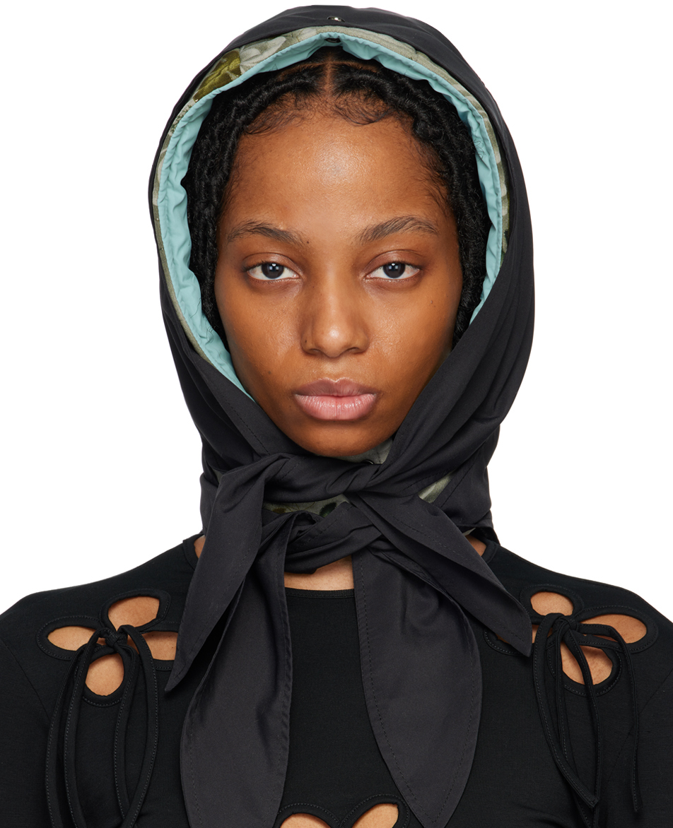 J.KIM SSENSE Exclusive Black & Gray Removable Hood