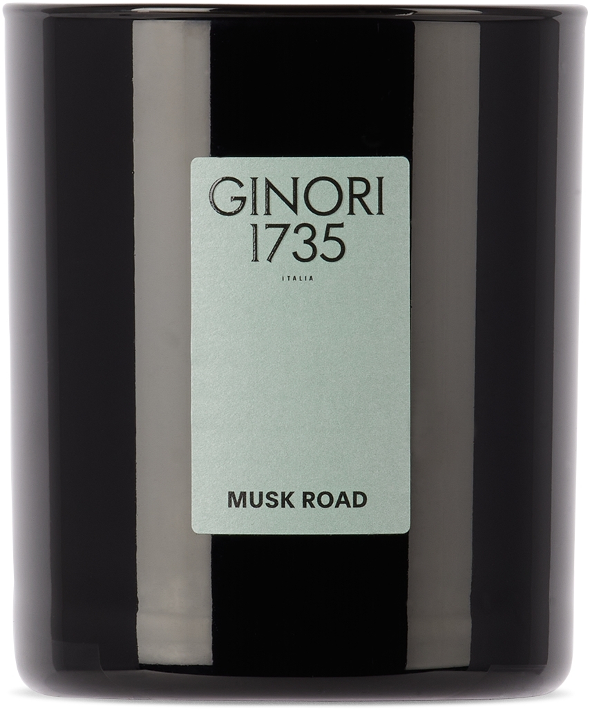 Ginori 1735 Blue Il Seguace & Musk Road Candle In Musk Road