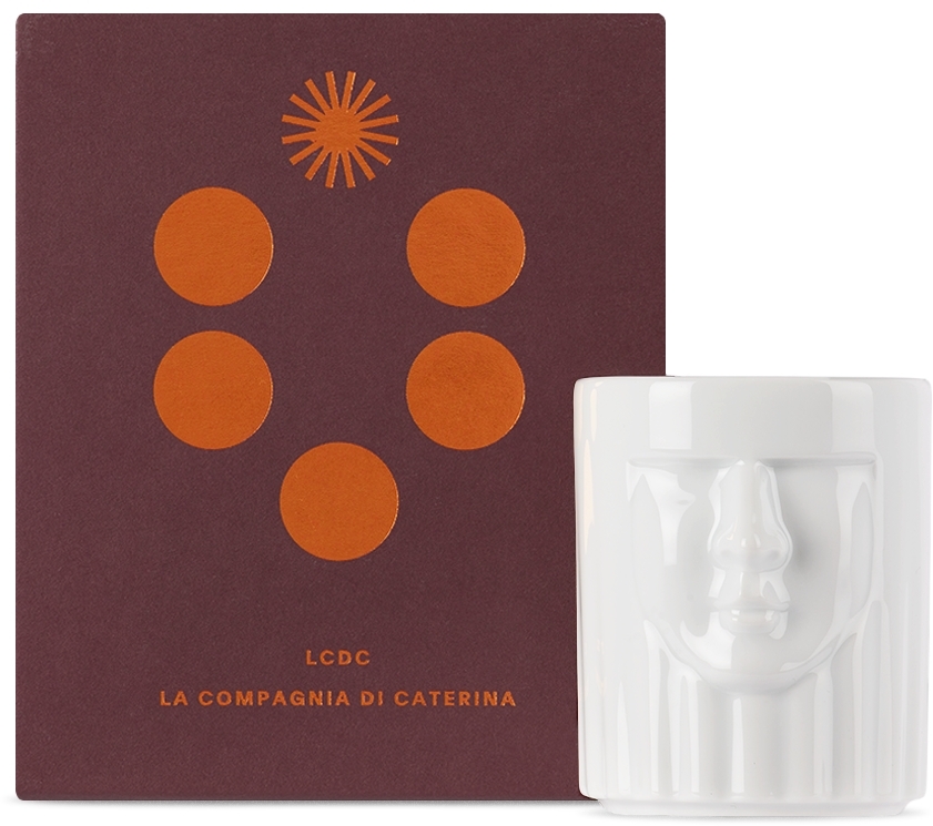 Ginori 1735 La Dama Small Amber Lagoon Candle, 163 G In Musk Road