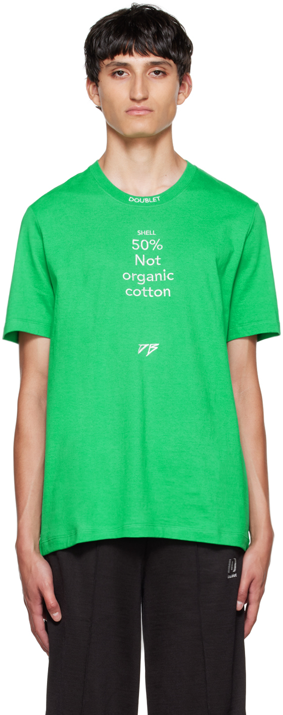 Green Composition Message T-Shirt