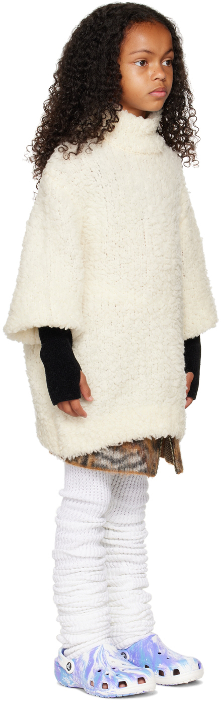 Doublet Kids White Sheep Wannabe Sweater In White