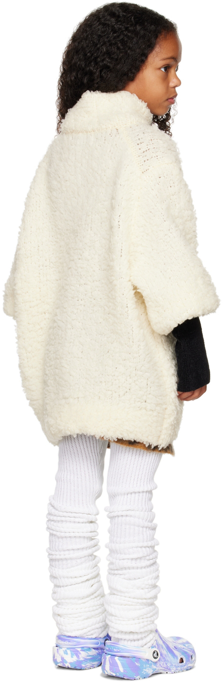Doublet Kids White Sheep Wannabe Sweater In White