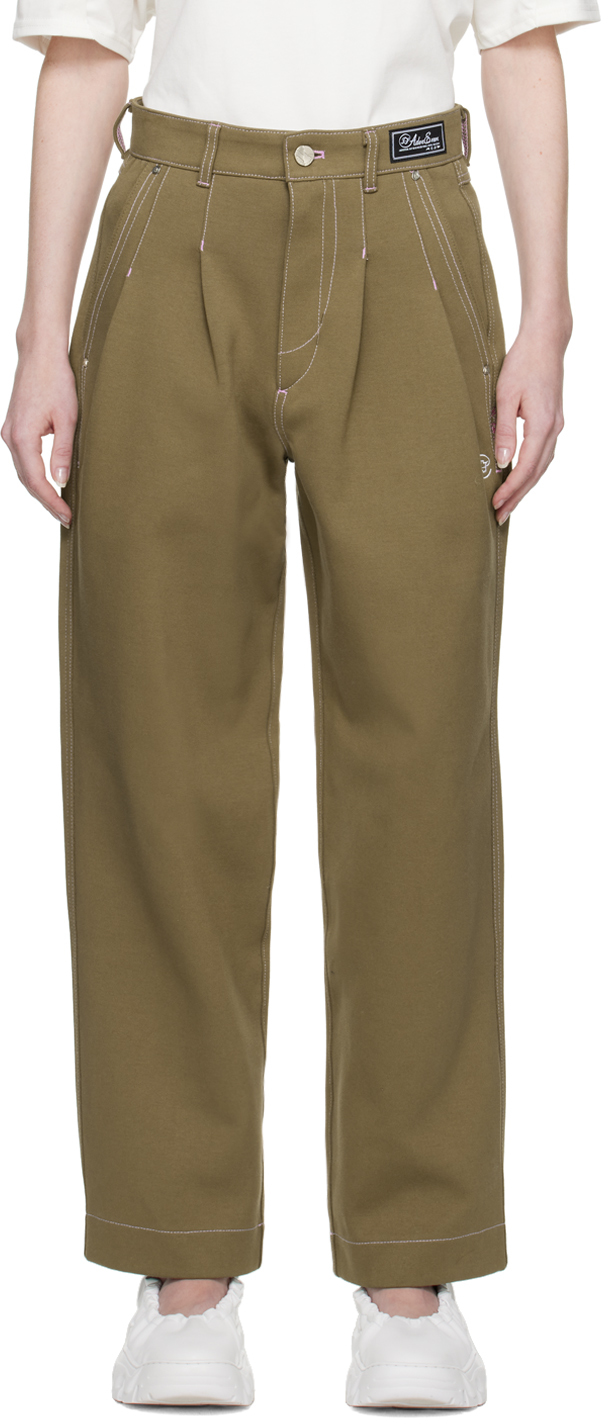 ADER error Brown Fluic Trousers