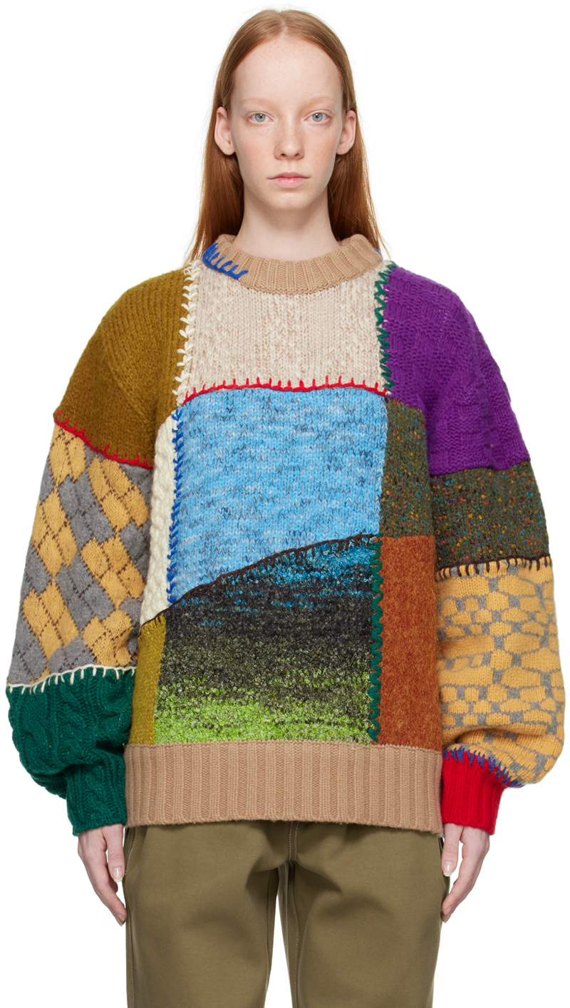 Multicolor Combine Sweater by ADER error on Sale