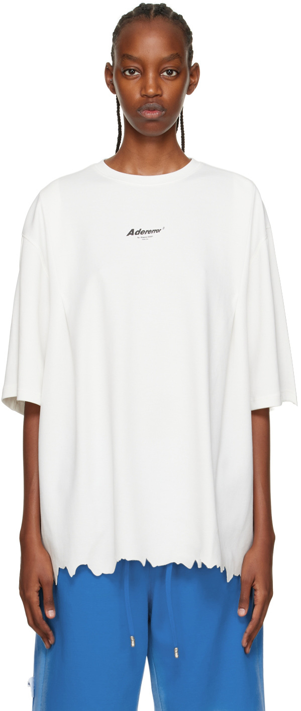 ADER error: Off-White Lazer Cut T-Shirt | SSENSE Canada