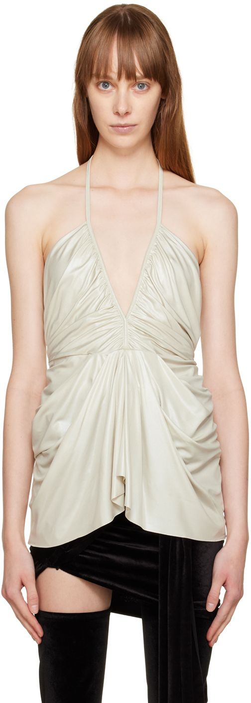 Rick Owens Lilies OffWhite Scarlett Tank Top SSENSE UK