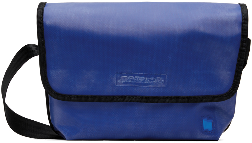 Dries Van Noten Leather Small Shoulder Bag in Blue for Men Mens Bags Messenger bags 