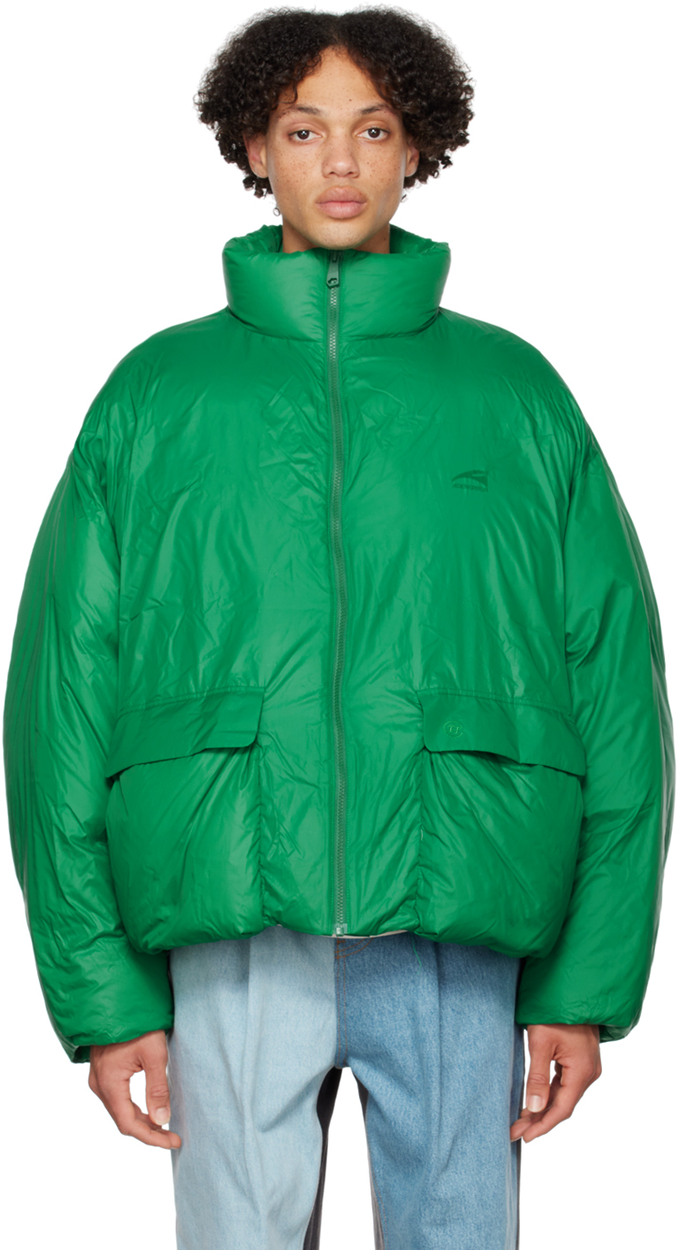 ADER error: Green Mestan Puffer Jacket | SSENSE UK
