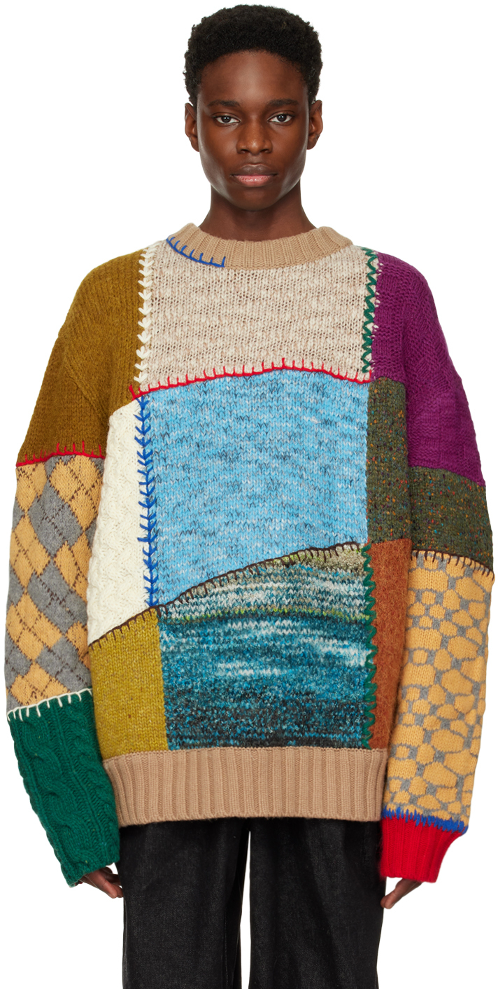 Multicolor Combine Sweater by ADER error on Sale