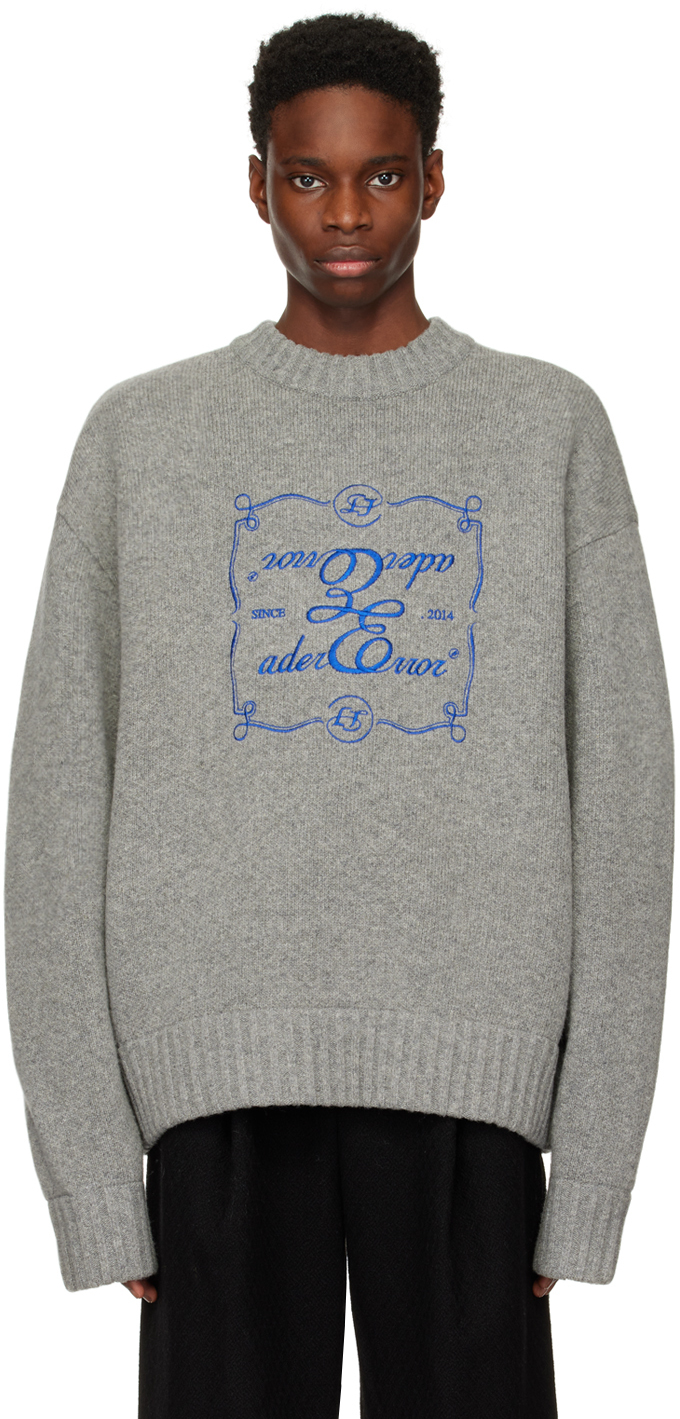 Gray Decal Sweater