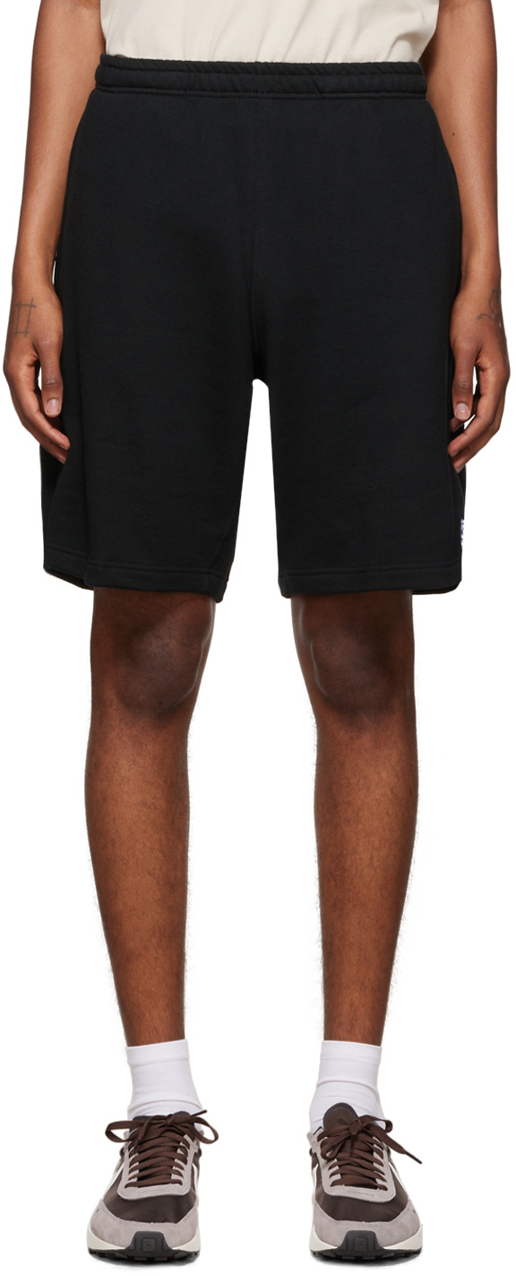 F-LAGSTUF-F Black Embroidered Shorts