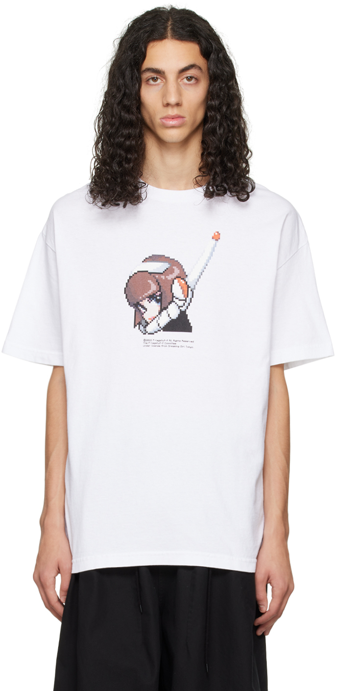 F-LAGSTUF-F White Graphic T-Shirt