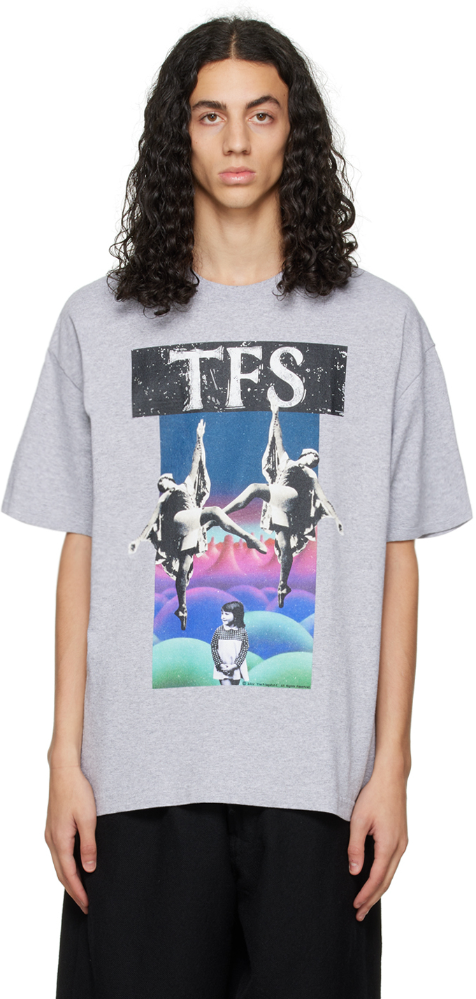 F-LAGSTUF-F Gray 'TFS' T-Shirt