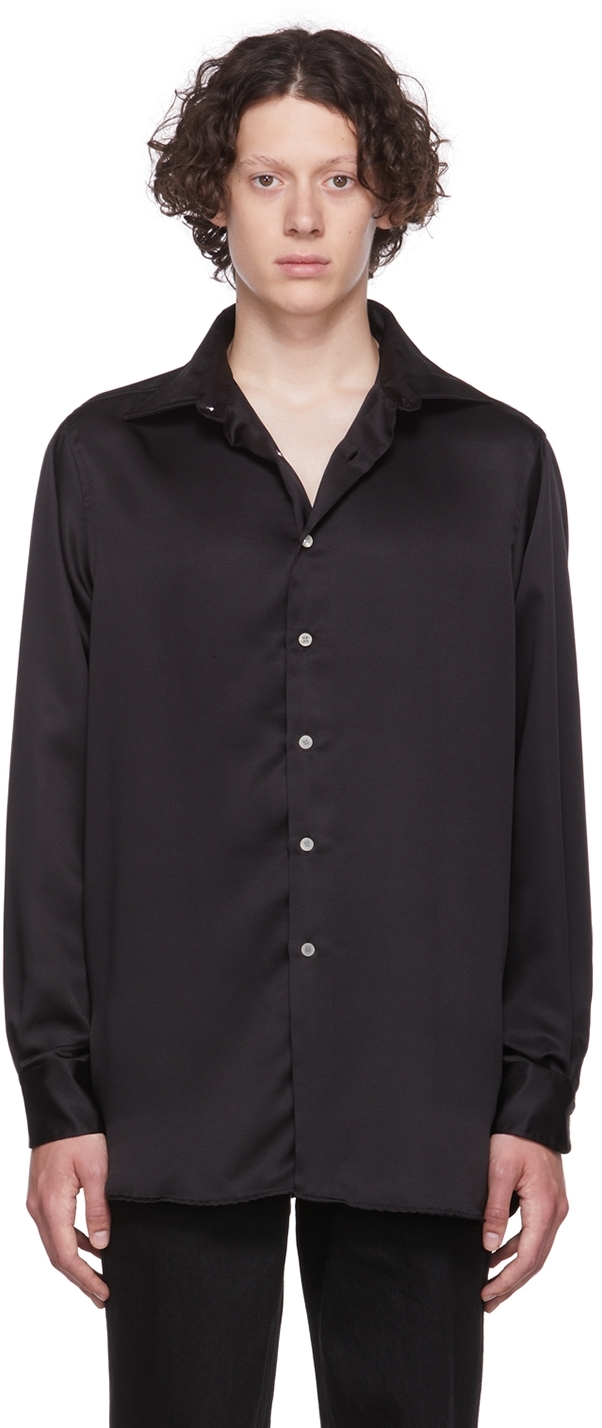 Factor's Black Silk Shirt
