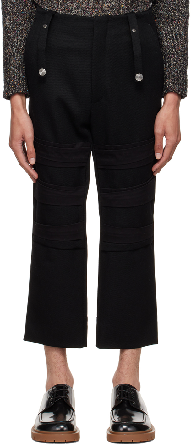 Namacheko zip-detail tailored trousers | Smart Closet