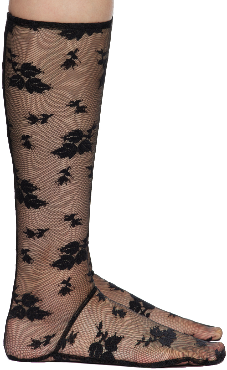 Black Lace Socks