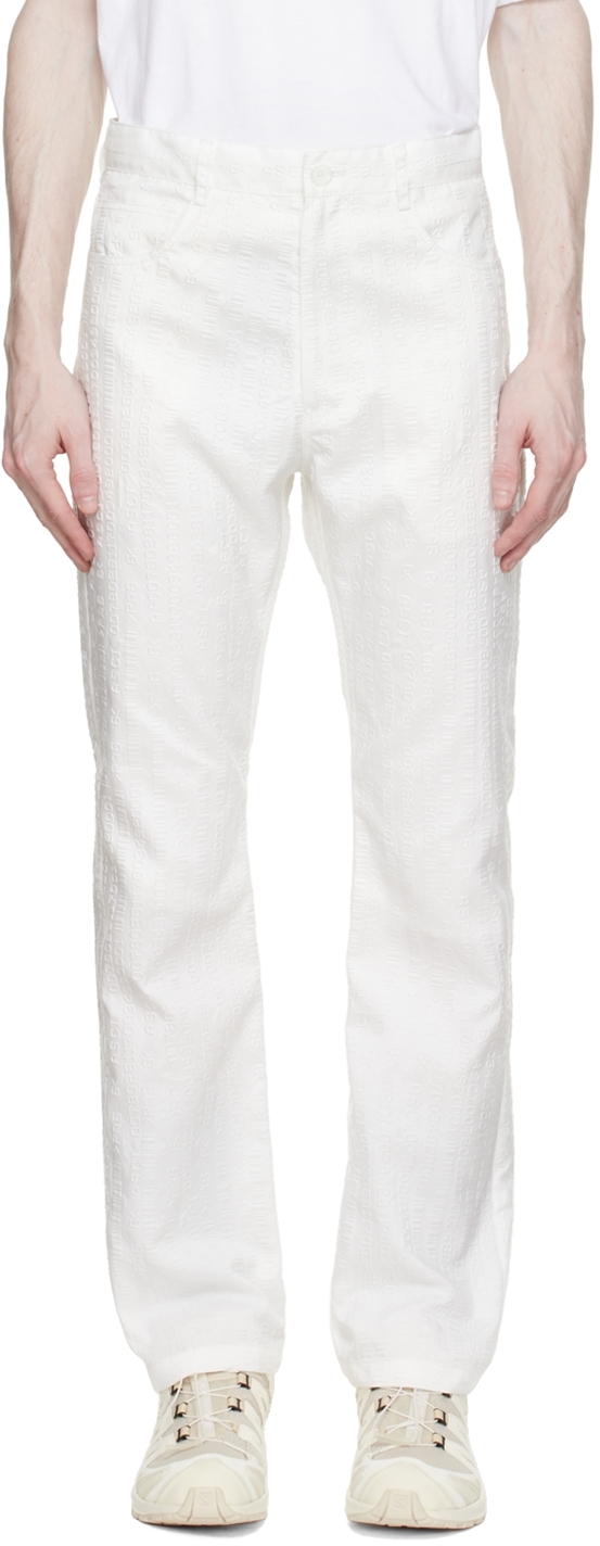 Kanghyuk White Airbag Trousers