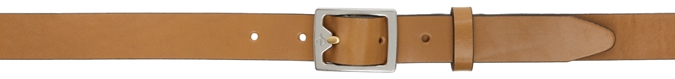 rag & bone Tan Leather Baby Boyfriend 2.0 Belt