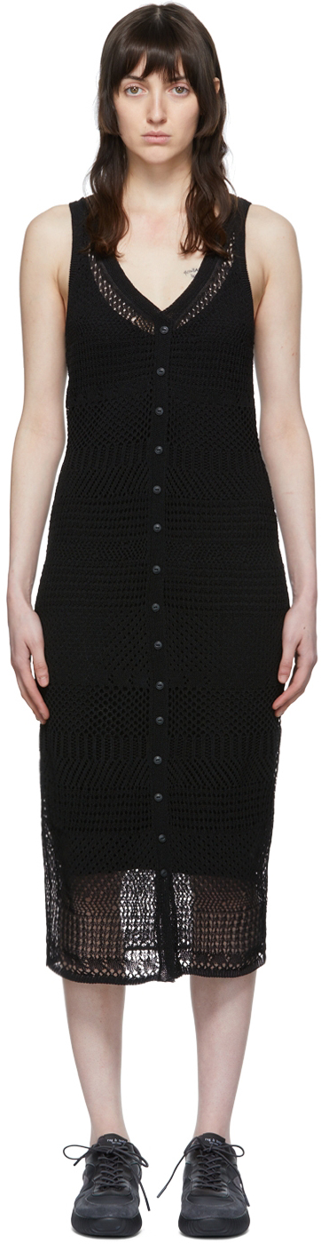 Rag & Bone Black Cotton Blend Dress