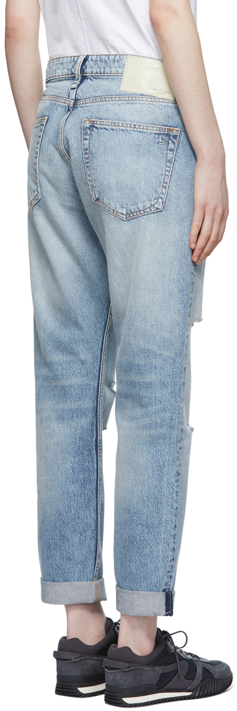 Rag & Bone Blue Rosa Jeans In Danapointh