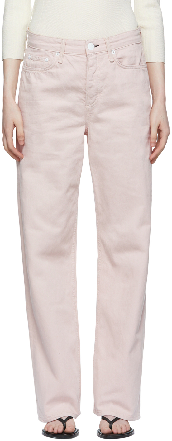 RAG & BONE PINK LOGAN JEANS