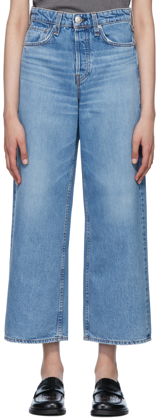 JEAN LOGAN Jean Rag & Bone en coloris Bleu Femme Vêtements Jeans Jeans coupe droite 