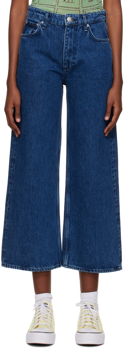 rag & bone: Blue Andi Jeans | SSENSE Canada