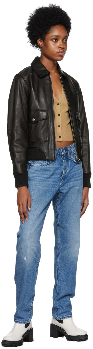 Rag & Bone Carrie Rib-knit Cropped Cardigan In Khaki