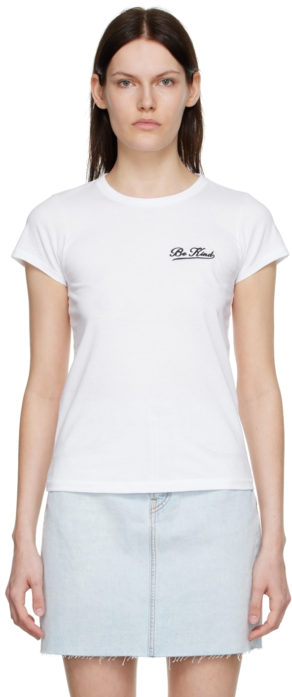 rag & bone White Organic Cotton T-Shirt