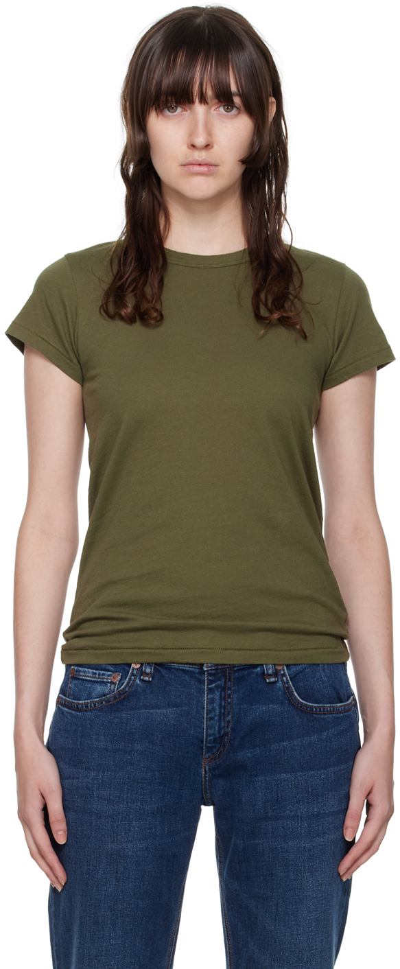 rag & bone Green Garment Dye T-Shirt