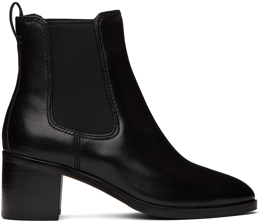 rag & bone: Black Hazel Ankle Boots | SSENSE Canada