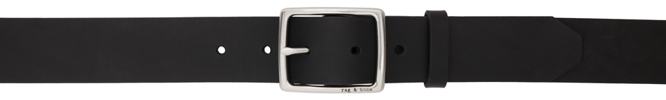rag & bone Black Rugged Belt