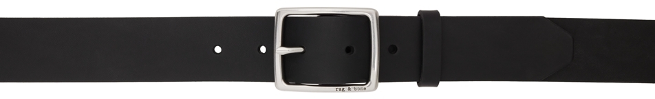 rag \u0026 bone: Black Rugged Belt | SSENSE