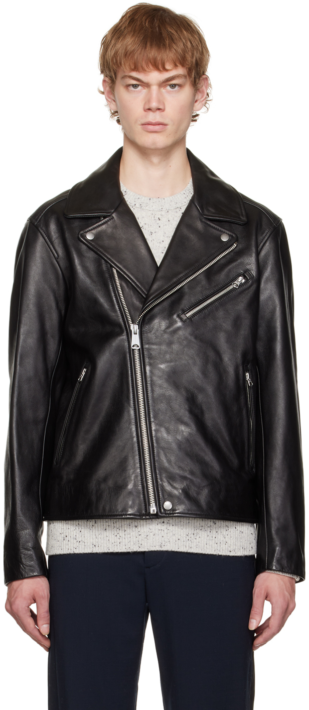 Rag & Bone Buzz Leather Biker Jacket In Black | ModeSens