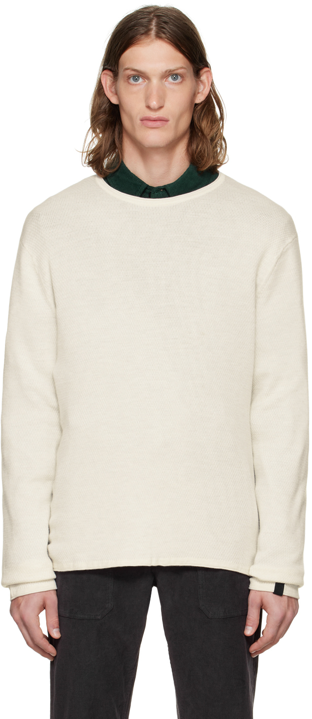 Shop Rag & Bone Off-white Collin Sweater In Ivory