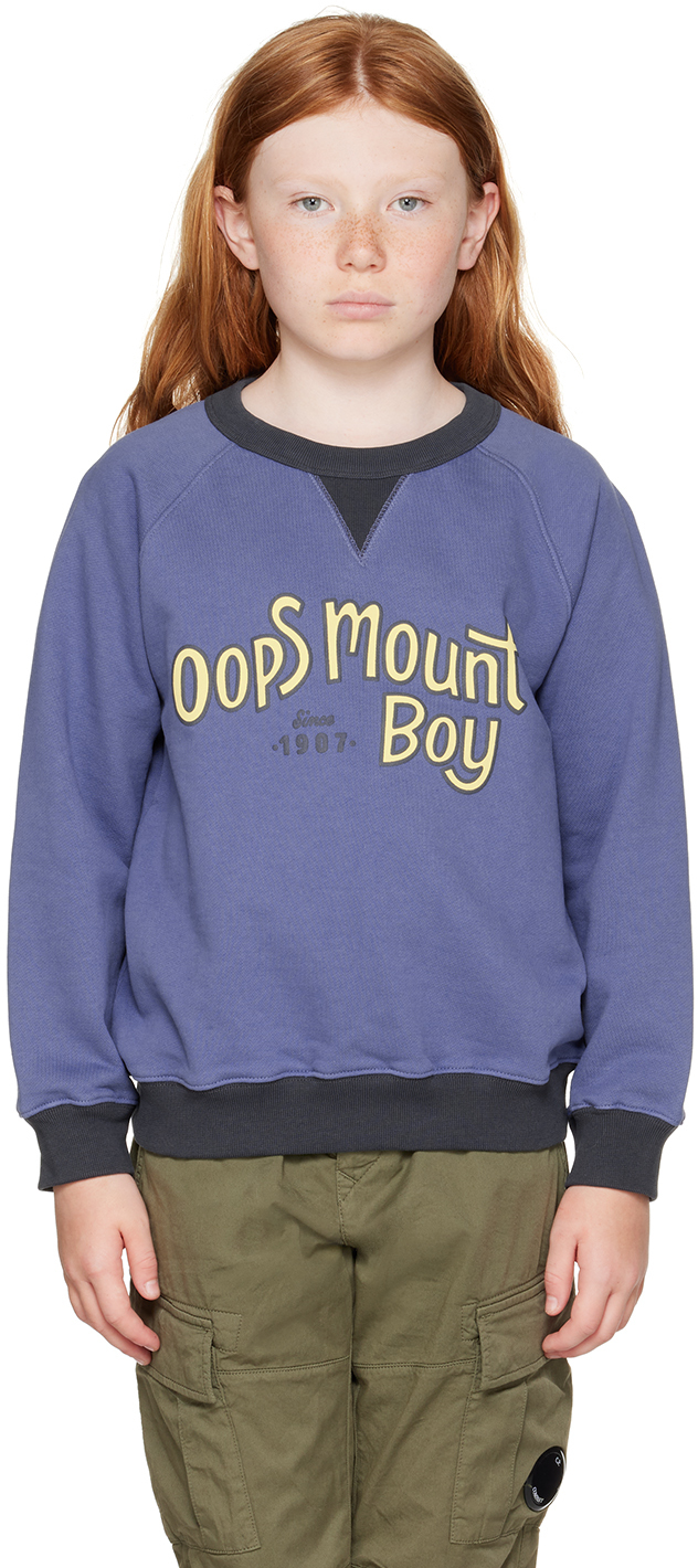 oops my boy kids blue raglan sweatshirt