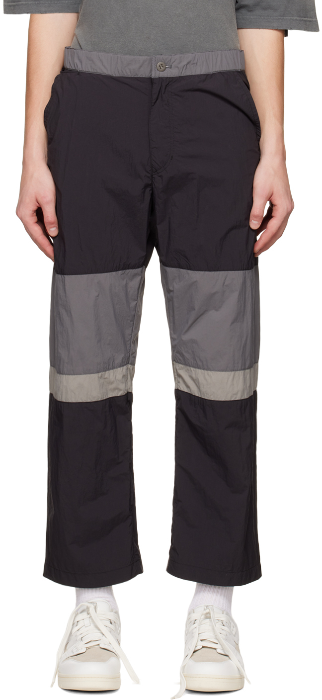 Black & Gray Packable Trousers