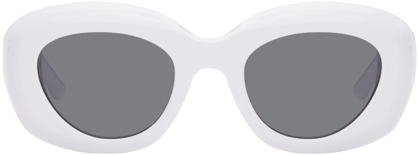 BONNIE CLYDE White Portal Sunglasses