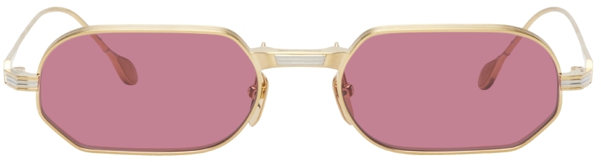 JACQUES MARIE MAGE Gold Enfant Riches Déprimés Limited Edition Sidewalk Doctor Sunglasses
