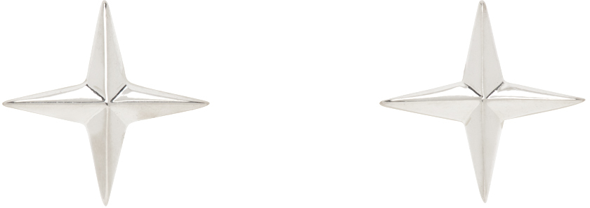 STOLEN GIRLFRIENDS CLUB SILVER FIRST STAR EARRINGS