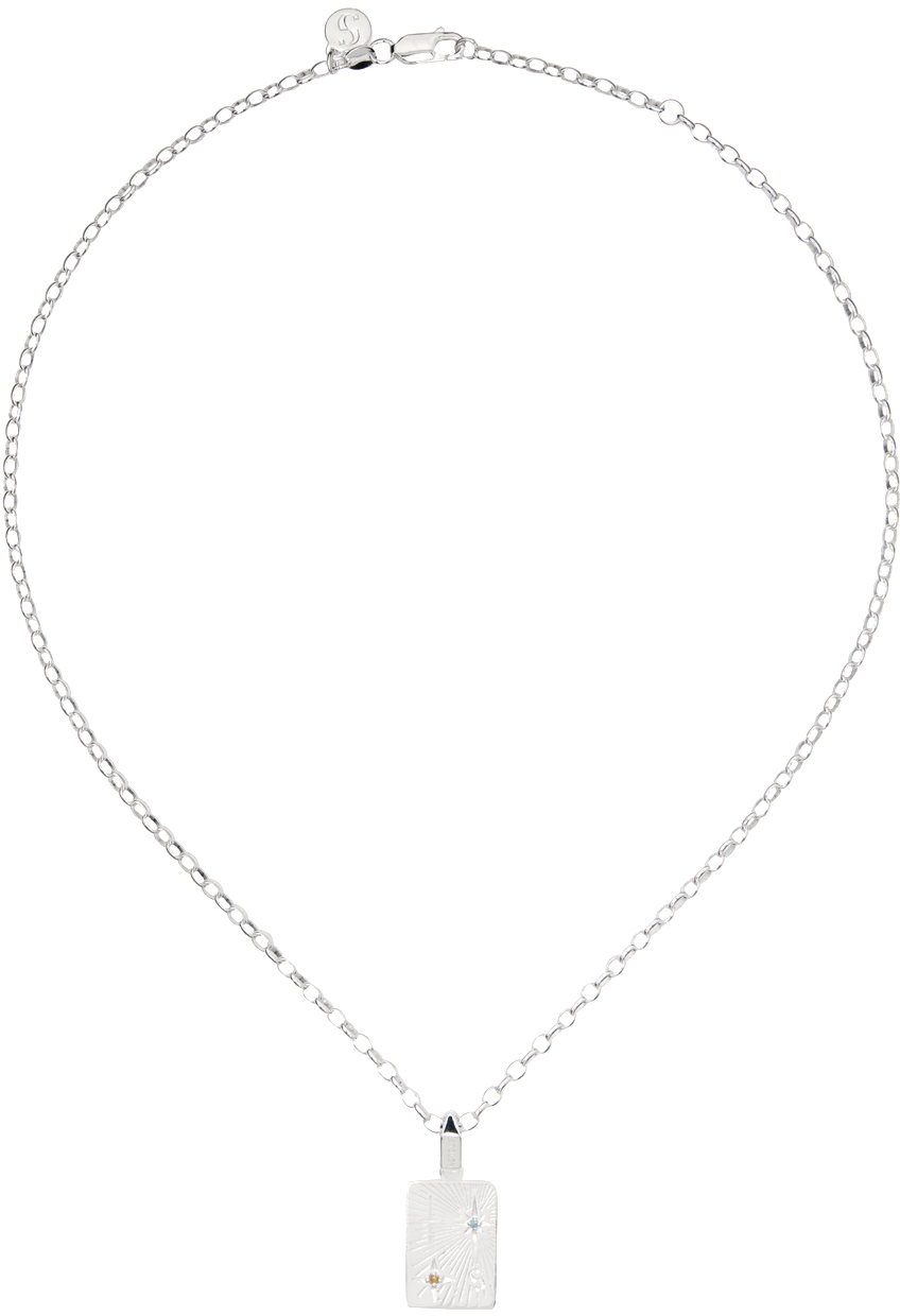 STOLEN GIRLFRIENDS CLUB SILVER STAR MAP NECKLACE