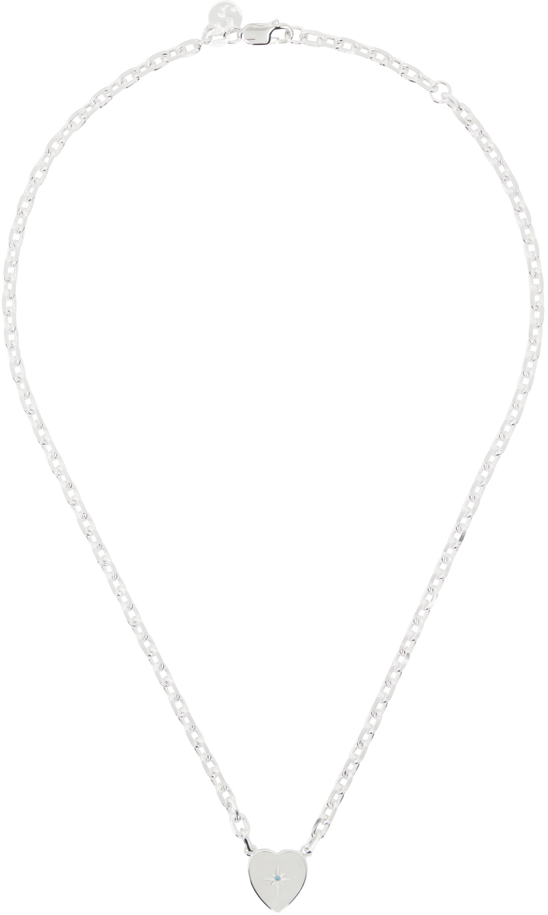 Silver Love Star Necklace