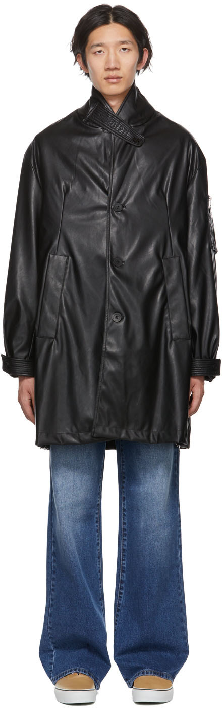 Black Second Skin Coat | SSENSE