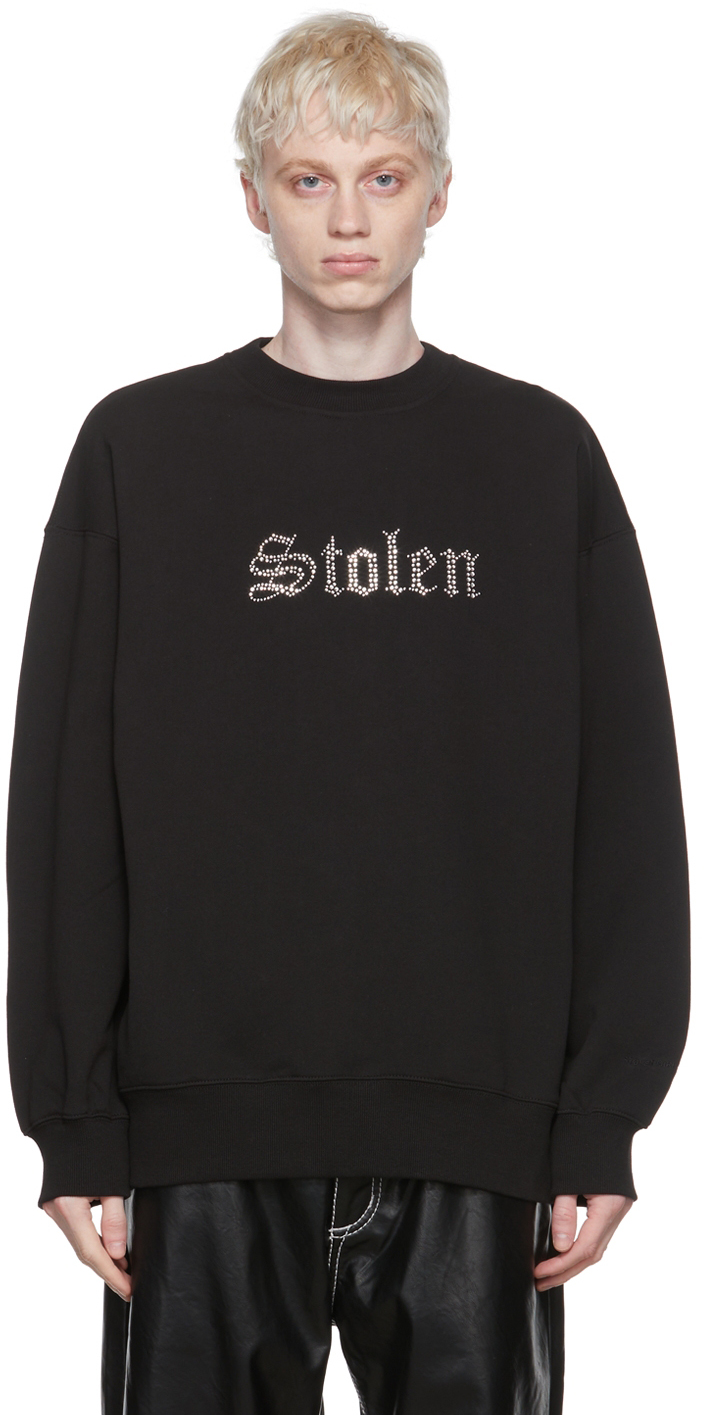 Stolen Girlfriends Club: Black Organic Cotton Sweatshirt | SSENSE