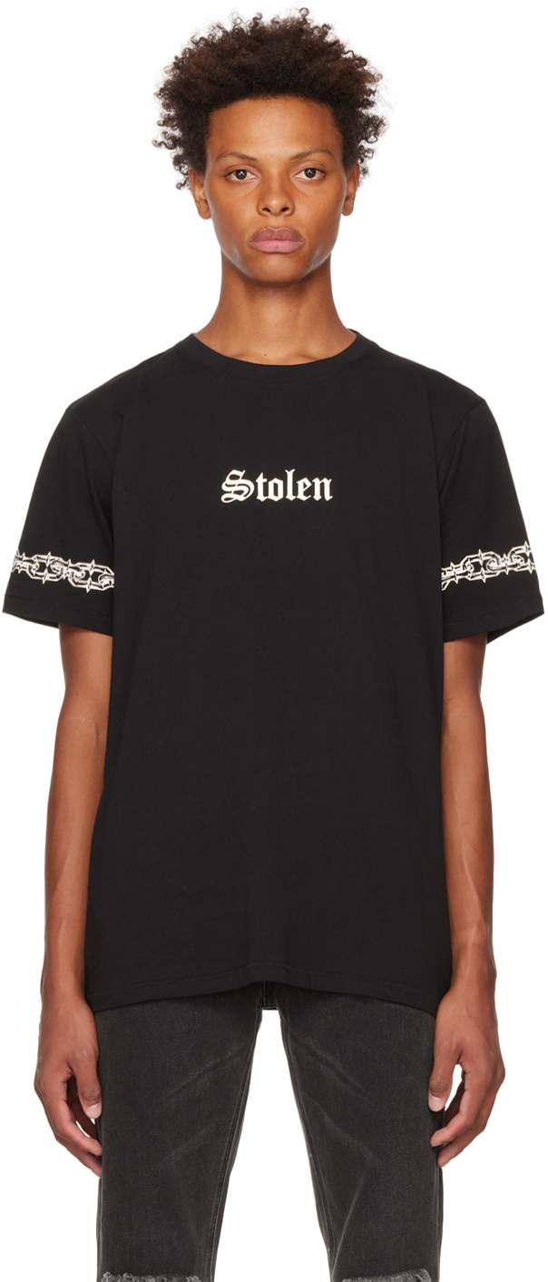 Stolen Girlfriends Club: Black Helsing Chains T-Shirt | SSENSE