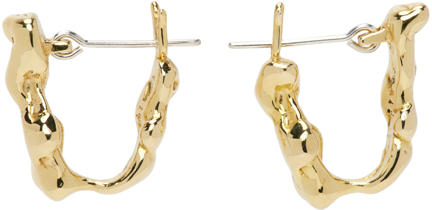 Gold BB Earrings Ssense Donna Accessori Gioielli Orecchini 