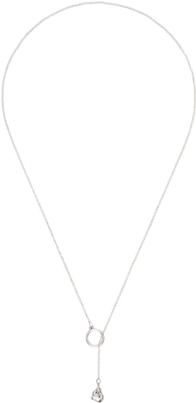 Silver Medallion Necklace SSENSE Women Accessories Jewelry Necklaces 