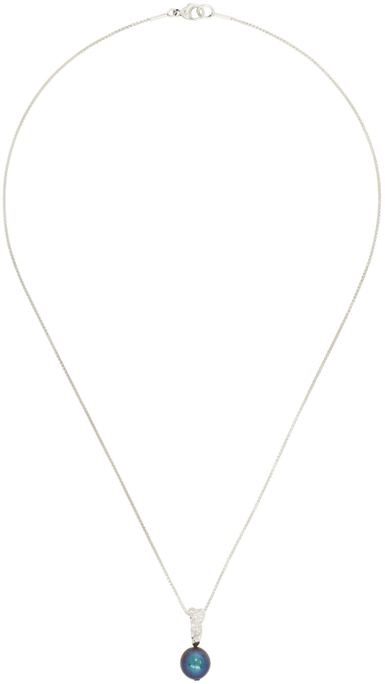 Ssense Uomo Accessori Gioielli Collane Silver Batiz Necklace 